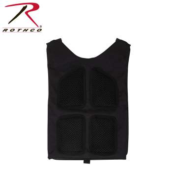 Rothco Laser Cut MOLLE Plate Carrier Vest Back View