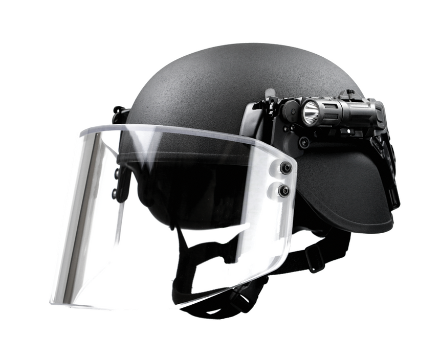 BAV-1 E Ballistic Visor 9mm + Frag Standard Cut