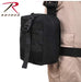 Black Rothco Drop Medical Pouch attached to leg.