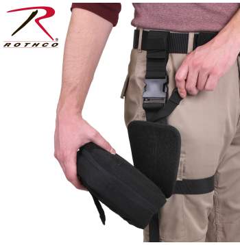 Rothco Drop Leg Medical Pouch with velcro for easy attachment. 