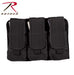 Black Universal Triple Mag Rifle Pouch Front View