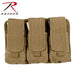 Coyote Brown Universal Triple Mag Rifle Pouch Front View