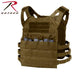 Coyote Brown Lightweight Armor Plate Carrier Vest Side View