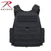 Rothco MOLLE Plate Carrier Black Vest.