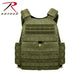 Rothco MOLLE Plate Carrier Vest Back View