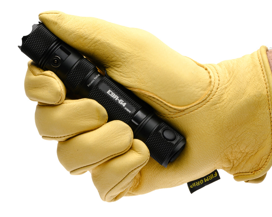 PowerTac E9R - G4 Tactical EDC Flashlight - 2,550 Lumen Output Size Description